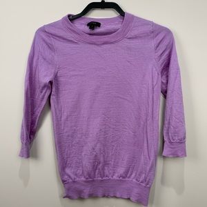 J. Crew Tippi Sweater Lavender Purple Size Small